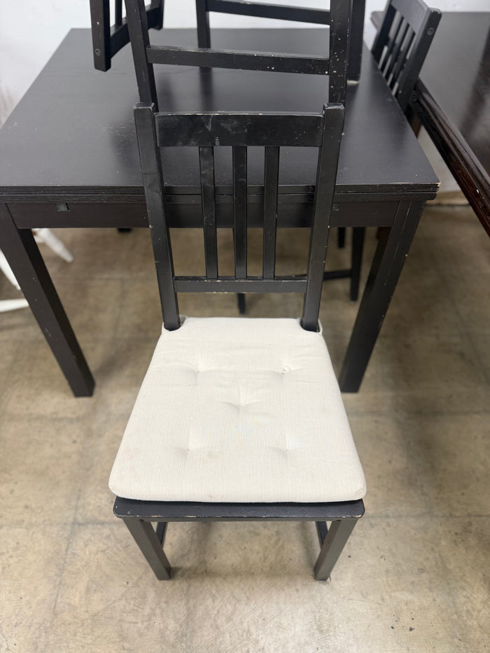 Black and White Dining Set