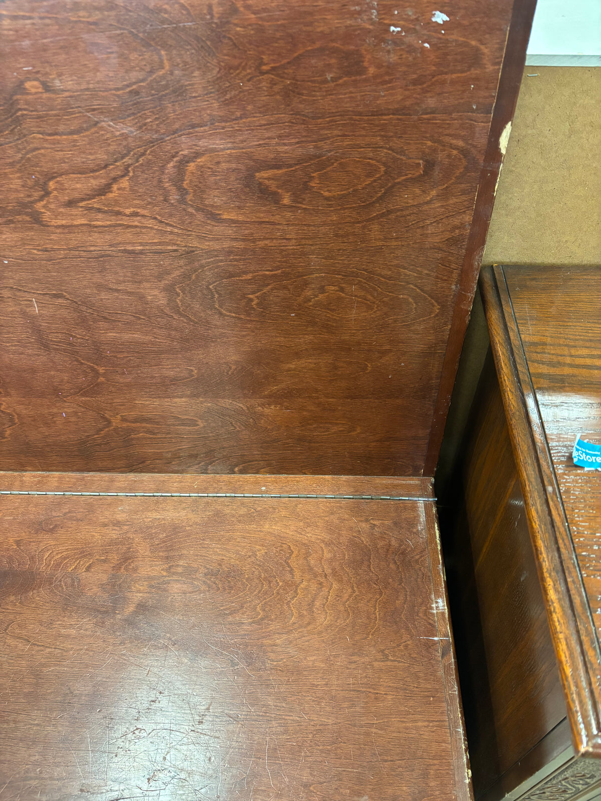 Wooden Bench with Storage
