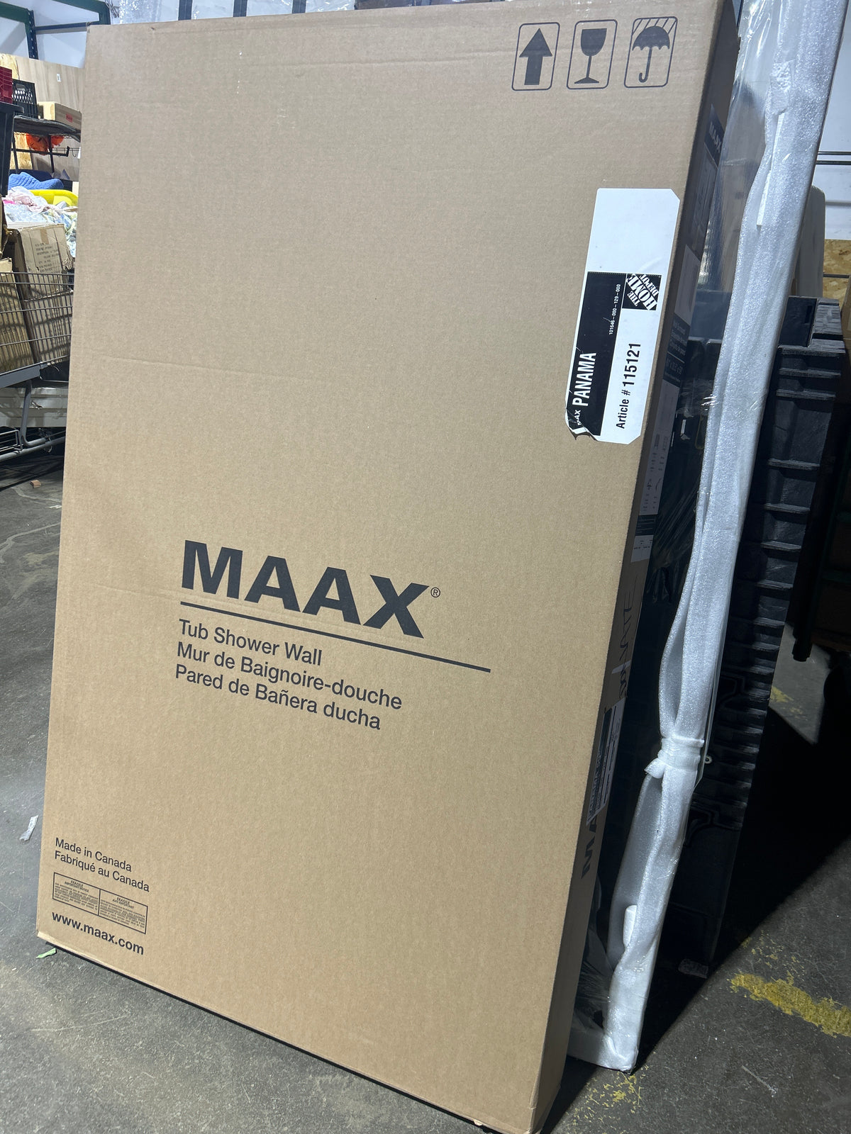 MAAX Panama Tub Shower Wall
