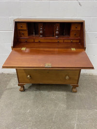 Vintage Chippendale Style Slant-Front Desk