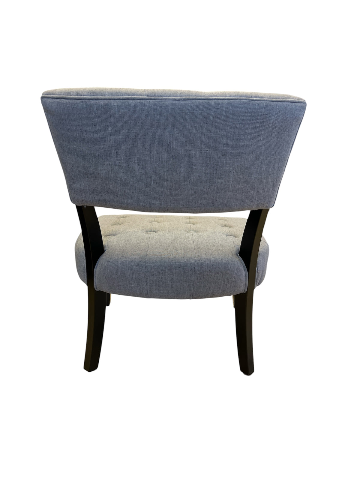Grey Tone Tufted Upholstered Accent Chair