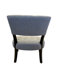 Grey Tone Tufted Upholstered Accent Chair