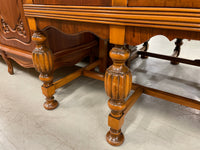 Vintage Honey Brown Sideboard W/Drawers