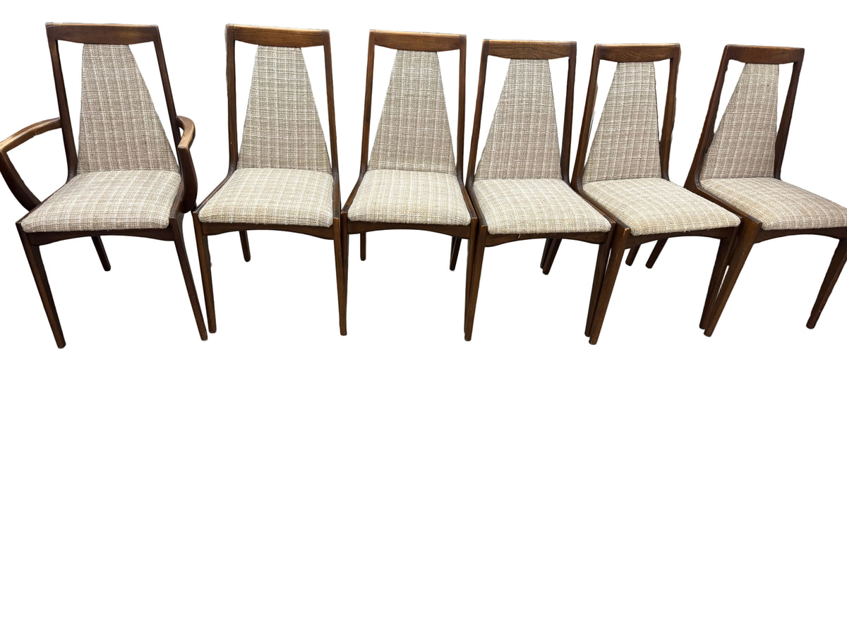 Set of 6 Mid Century Modern Chairs