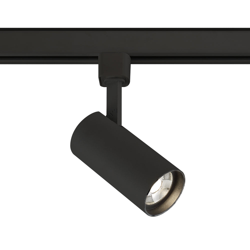 15W 3000K LED Track Light Head in Black