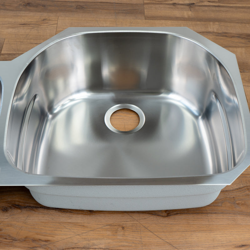 35 5/8-inch Double Basin Stainless Steel Sink