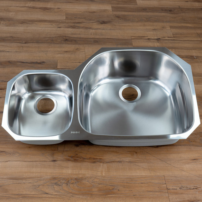 35 5/8-inch Double Basin Stainless Steel Sink