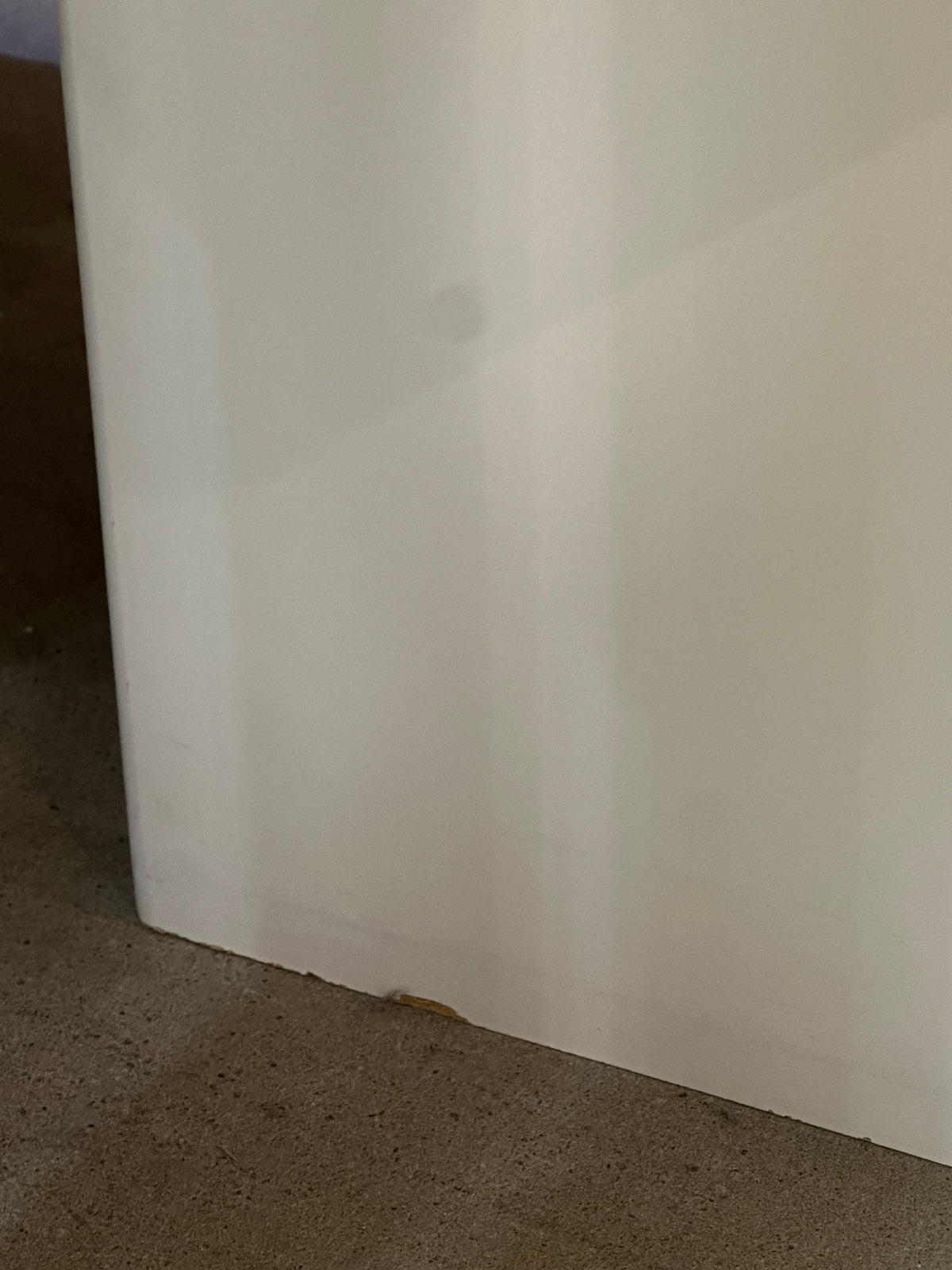 White Mid-century Modern Vanity Set/Desk With a Matching Stool