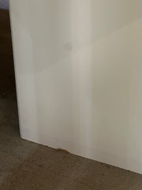 White Mid-century Modern Vanity Set/Desk With a Matching Stool