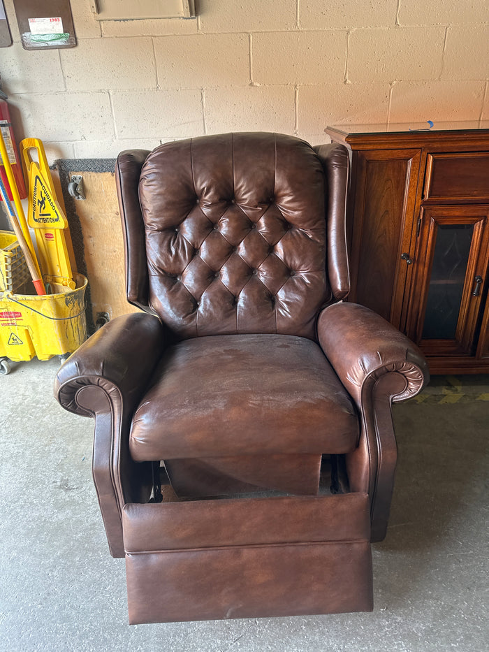 Brown Reclining Armchairm