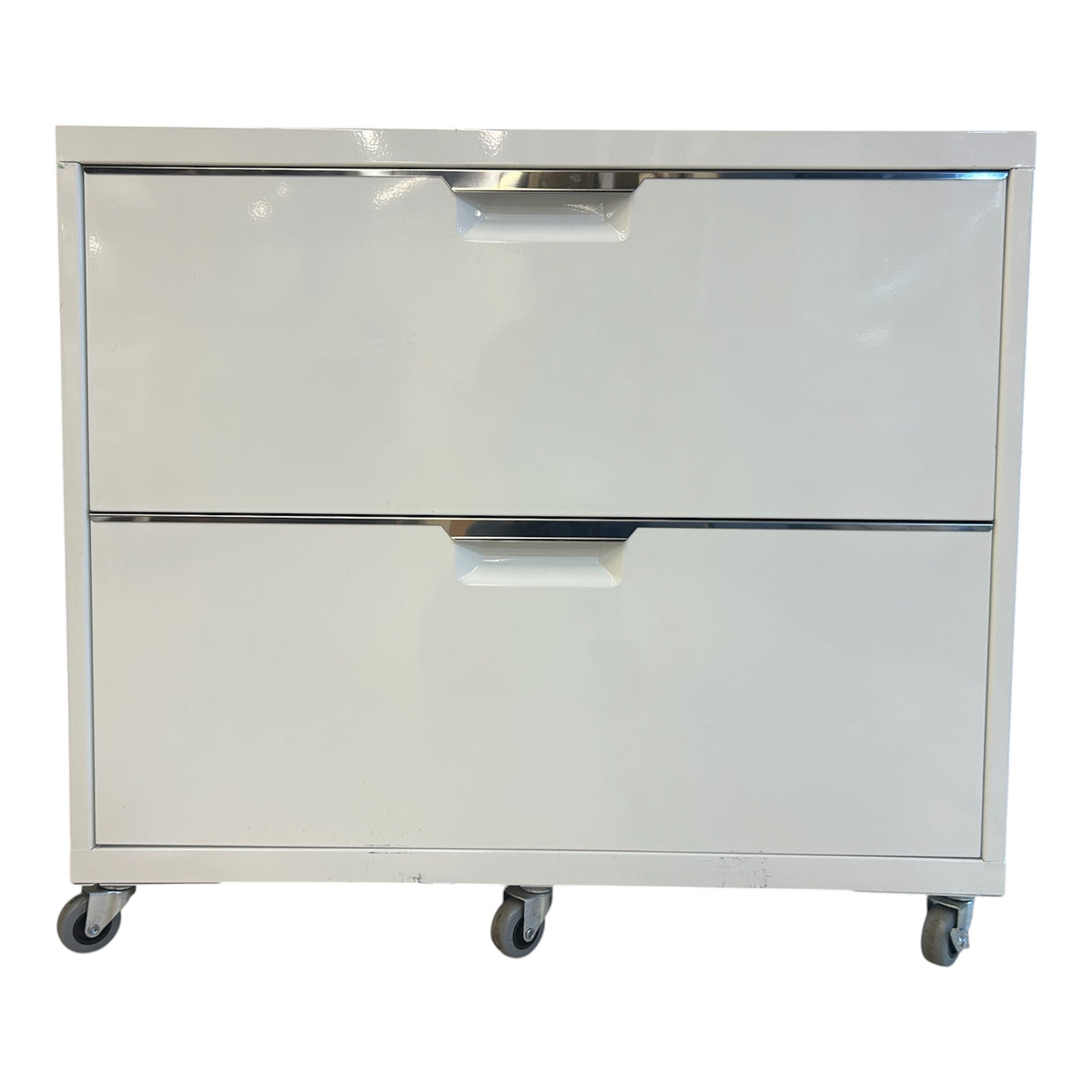 Damio White Filing Cabinet