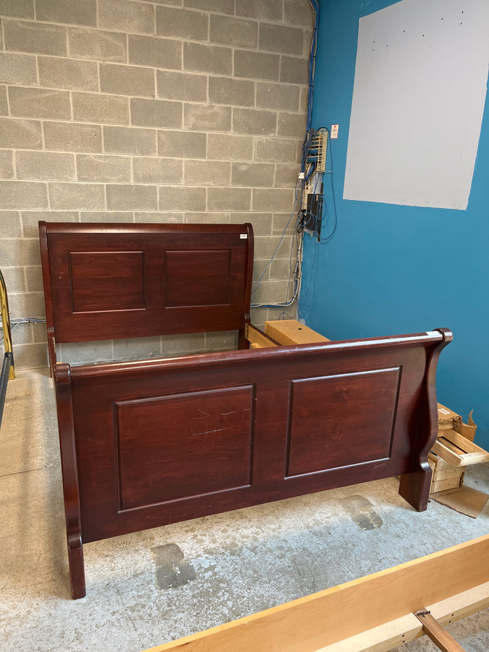 78"W Sleigh Bed Frame - King