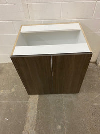 Dark Brown 36 Inch Wide Base Kitchen Cabinet