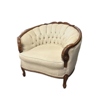36-Inch Antique French Upholstered Chair