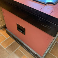 36-inch W Vintage Solid Wooden Storage Chest in Pink