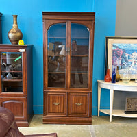 36-Inch Gibbard Soild Cherry Glass Cabinet