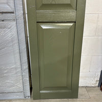 Set of 6 - Olive Green Plastic Shutters