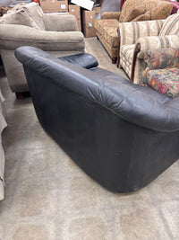 Black Leather Loveseat