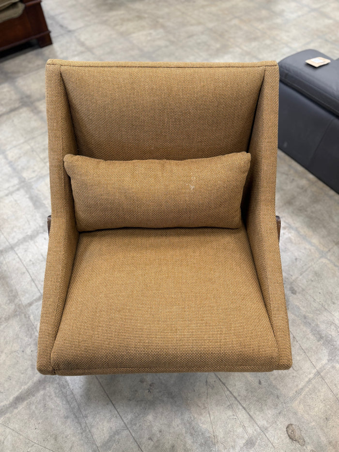 Light Brown Boomerang Styled Chair