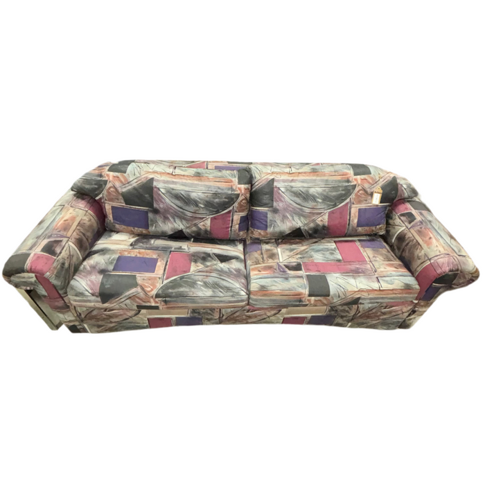 90-Inch Wide Artistic Sofa in Abstract Patterns