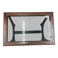 Condo Sized Glass Top Coffee Table