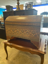 Syrian Inlaid Wooden Chest