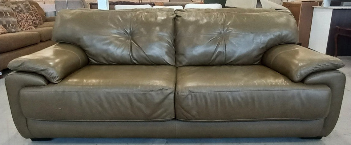 Green Leather Sofa