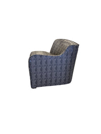 37-Inch Faux Snakeskin Arm Chair