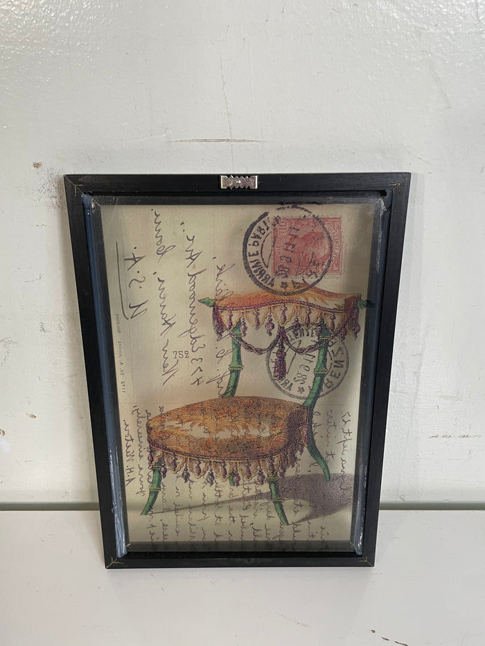 Framed Glass Art - Poste Italiane