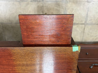 Small Brown Wooden Office Desk