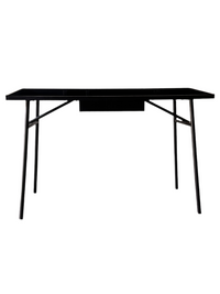 Dark brown office desk