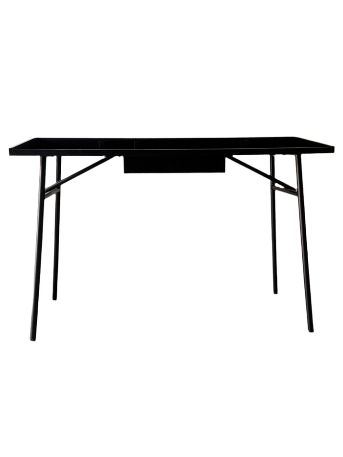 Dark brown office desk