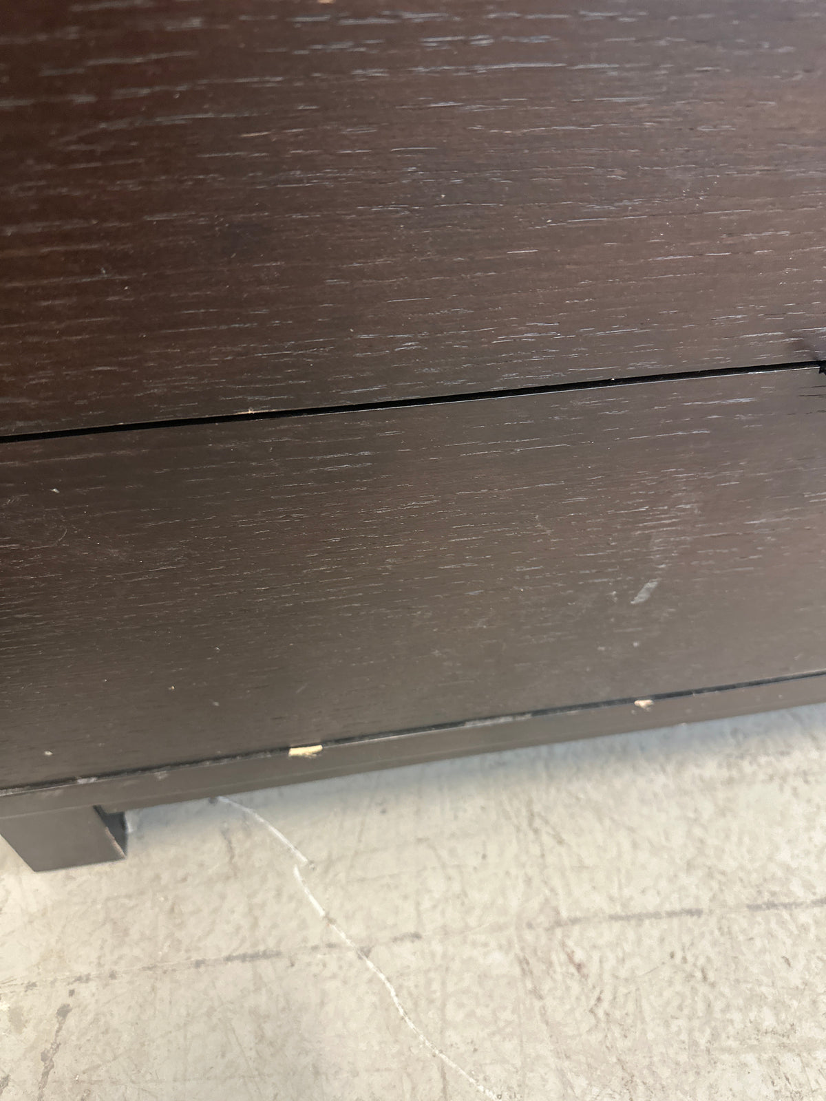6-Drawer Dark Brown Dresser