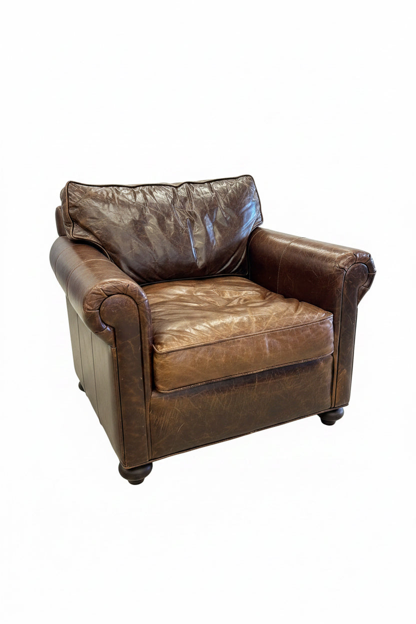 Original Lancaster Leather Armchair