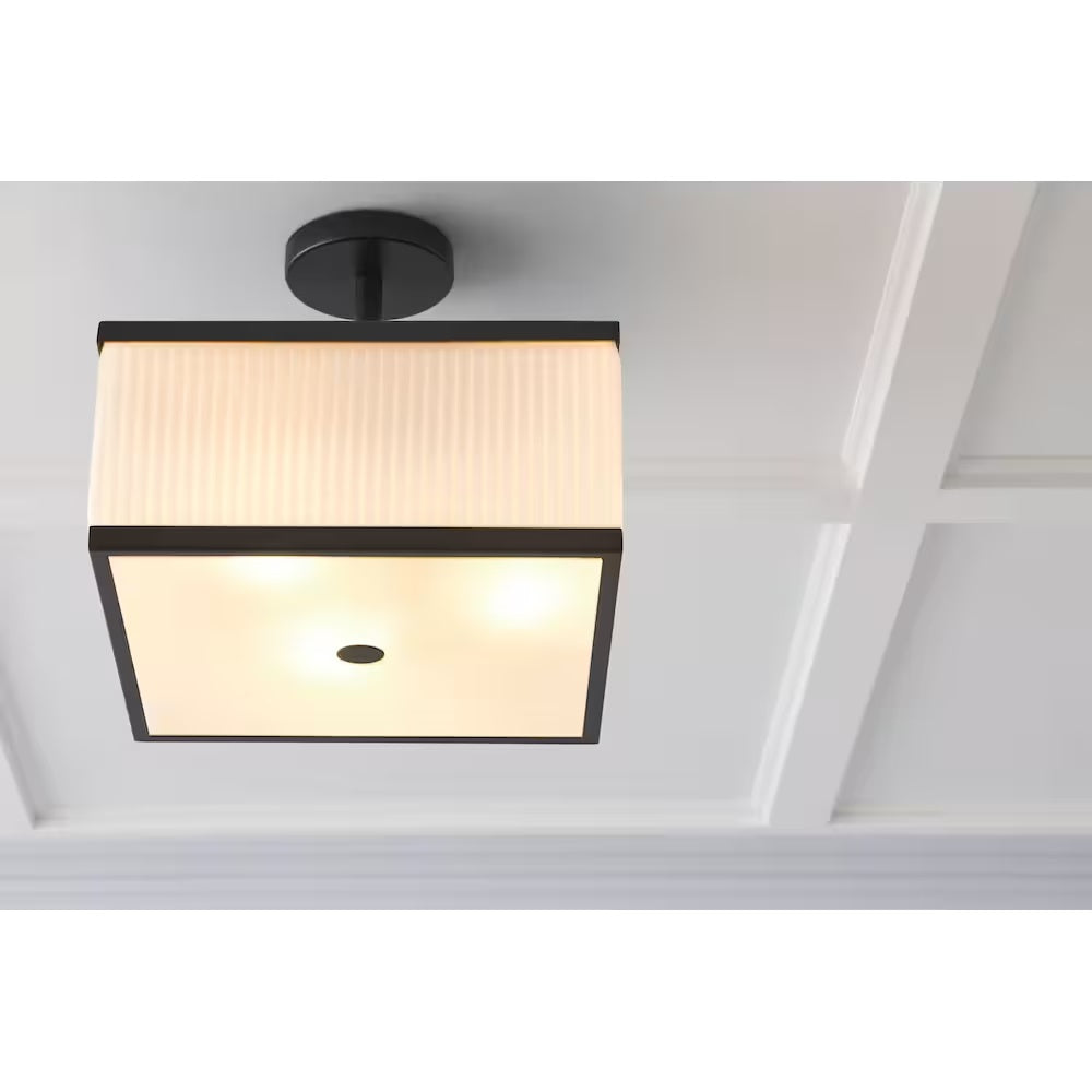 Ashbury 3-Light 3-Light Square Flush Mount Ceiling Light