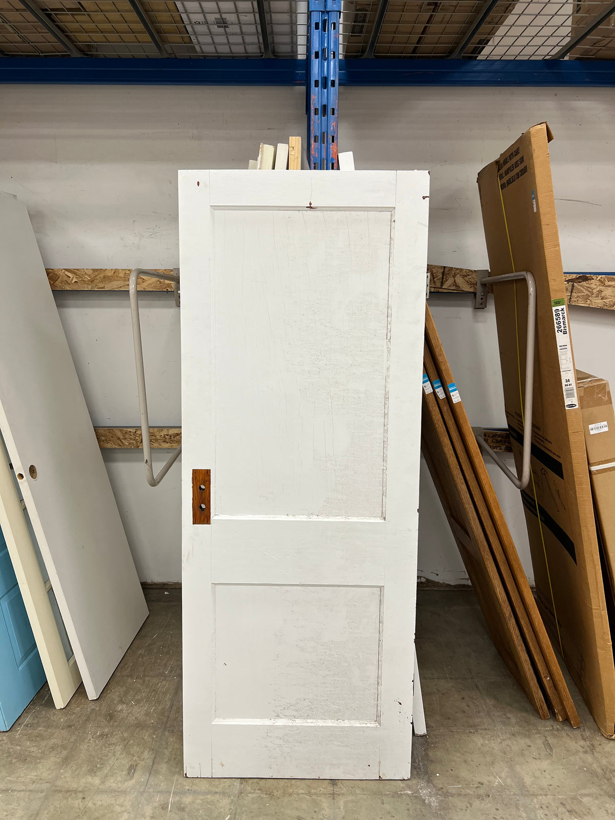 White 2 Panelled Door