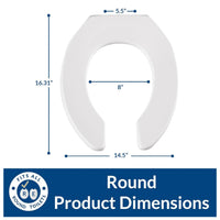 Bemis Toilet Seat 955JCT - Commercial - White