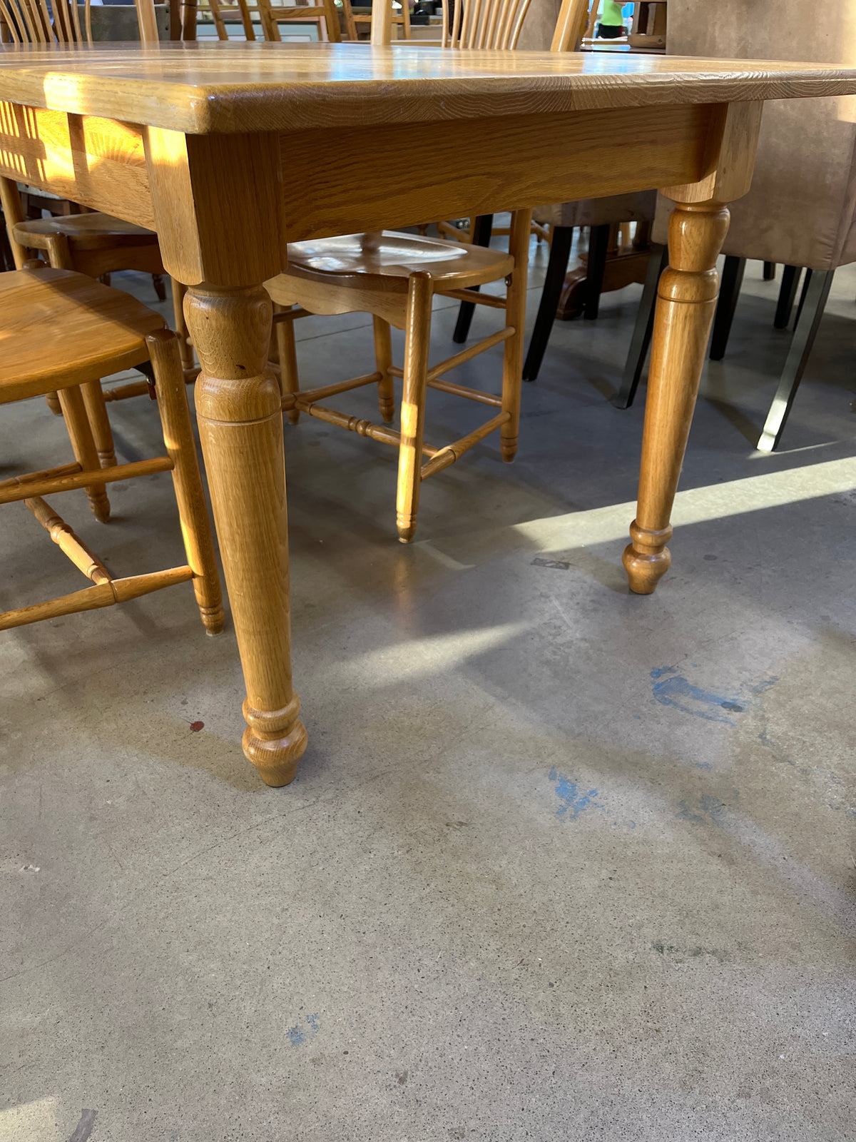 60"W Dining Set w/4 Chairs