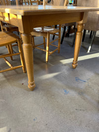 60"W Dining Set w/4 Chairs