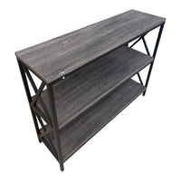 Grey Industrial Bookshelf