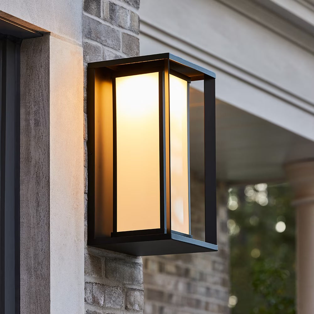 Paxton 18-inch LED Outdoor Wall Sconce in Black 39651