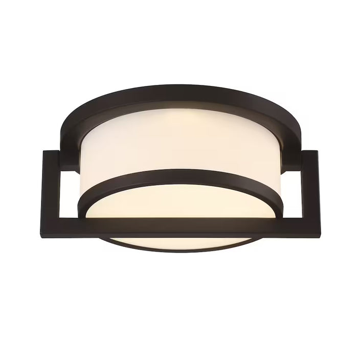 Landon 12-inch LED Outdoor Wall Sconce in Black 39658