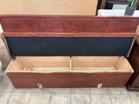Wooden Bench with Storage