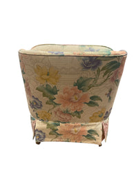 Floral Upholstered Armchair