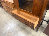 Antique Hutch Cabinet with Castors