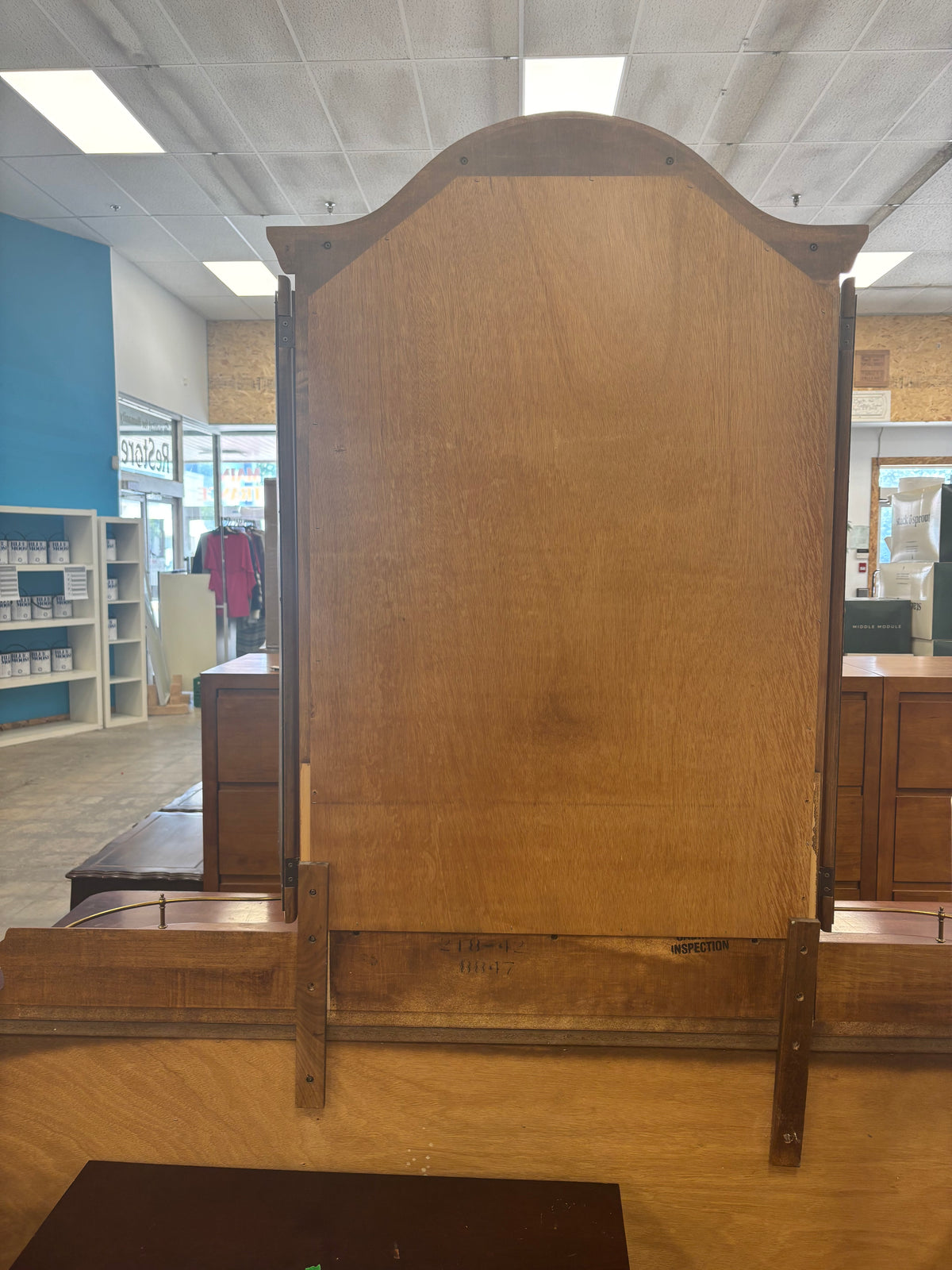 Cherry Wood French Provincial-Style Dresser
