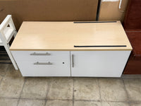 White Credenza Lateral Storage