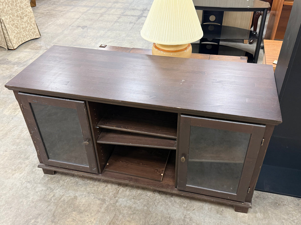 Dark Brown Entertainment Unit