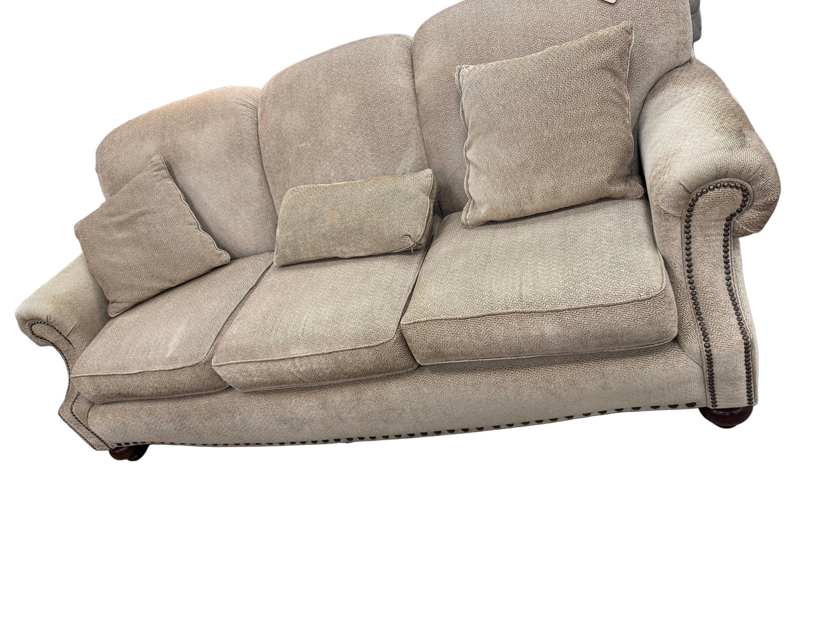 3 Seat Sofa With Accent Pillows