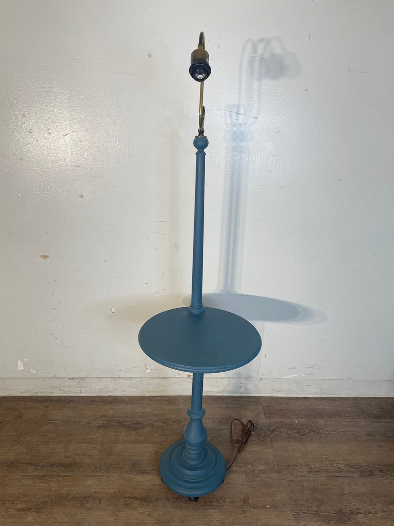 Blue Floor Lamp Table